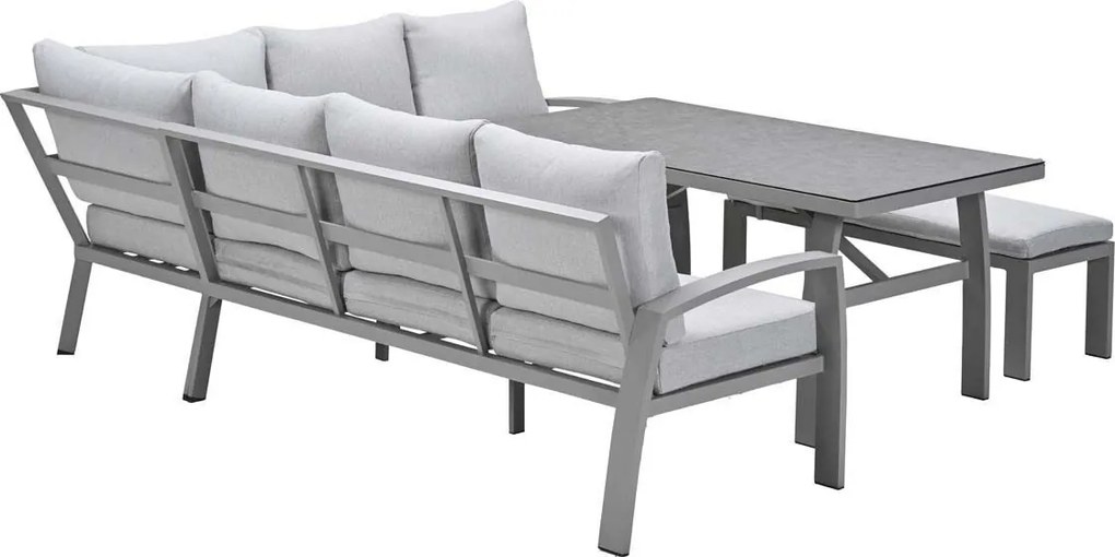 Garden Impressions Cameron lounge dining set 4-delig rechts - valley sand