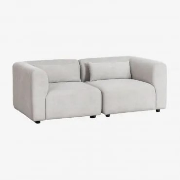 Modulaire 2-delige Bank Fogler Stof Lichtgrijze - Sklum