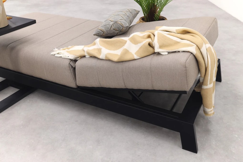 Mexico sunbrella ligbed 200x85 cm. - Taupe