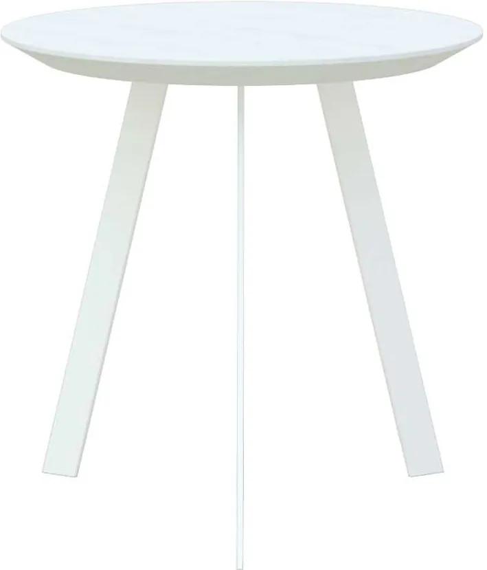 Studio HENK New Co coffee table 500 wit onderstel witte lak