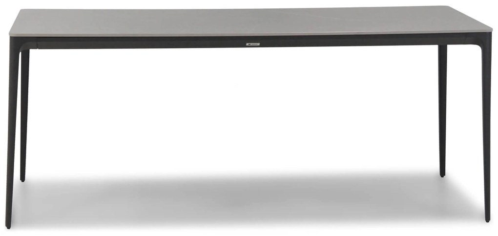 Dining Tuintafel rechthoekig 240 x 100 cm Aluminium Grijs Gianna