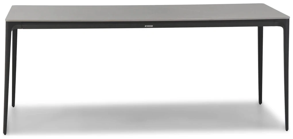 Dining Tuintafel rechthoekig 240 x 100 cm Aluminium Grijs Gianna