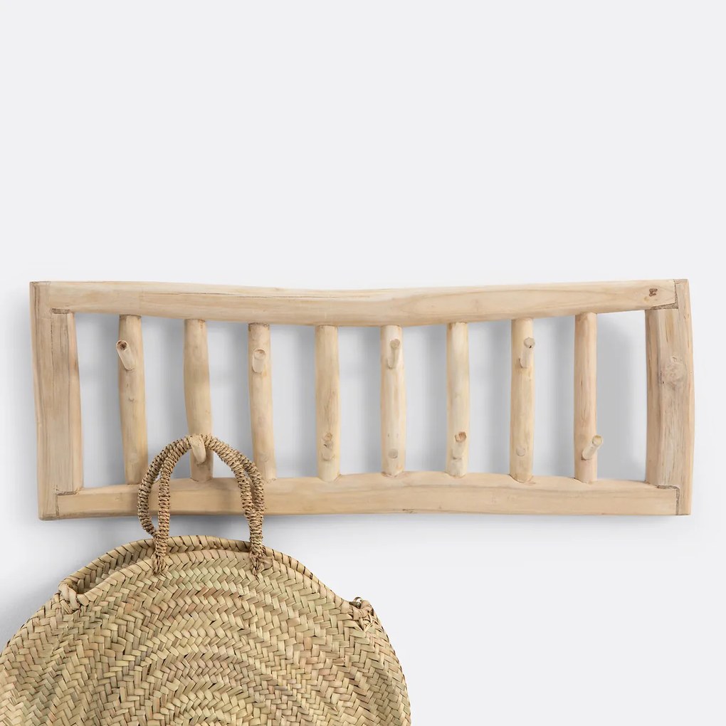 Wandkapstok Ghada, Teak