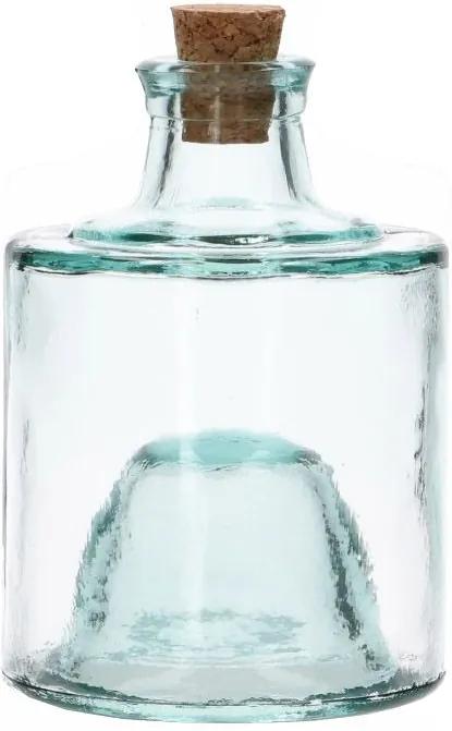 Olie- en azijnflesje, stapelbaar, gerecycled glas, 12 cm