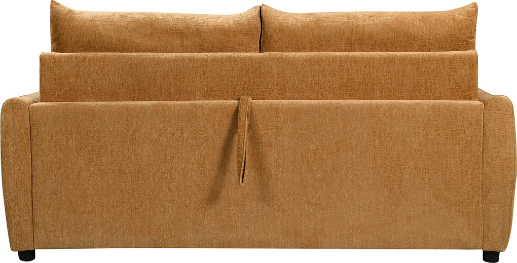 Slaapbank Met Matras Tweepersoons Honinggeel