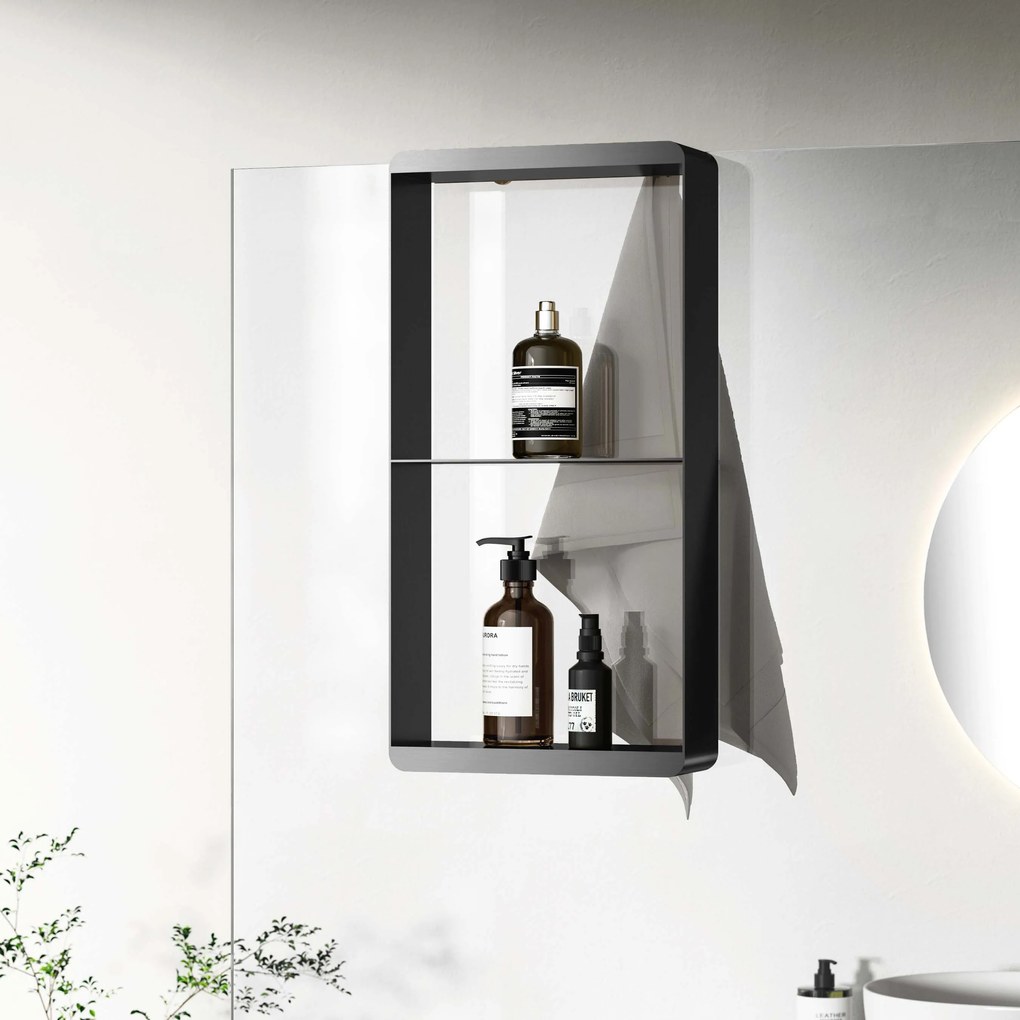 Best Design Soap Moya doucherek 2 laags 50x25cm gunmetal