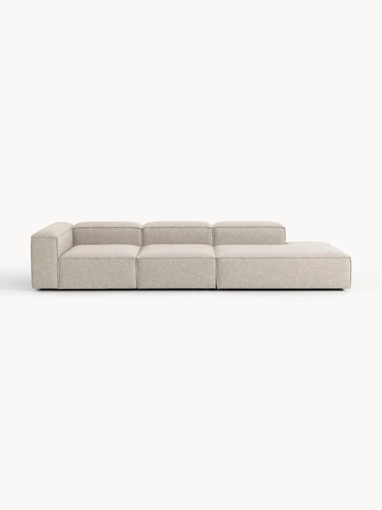 Modulaire chaise longue Lennon van linnenmix, XL
