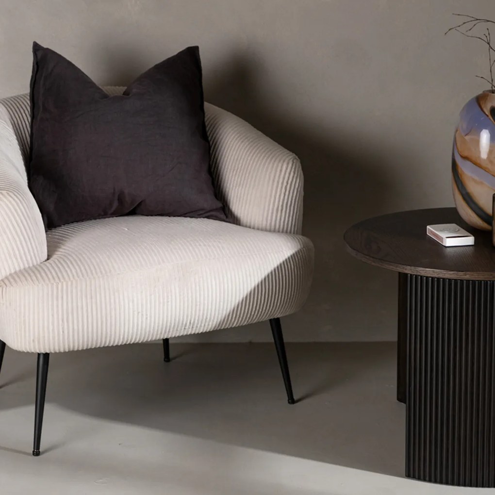 Moderne Ronde Fauteuils Beige