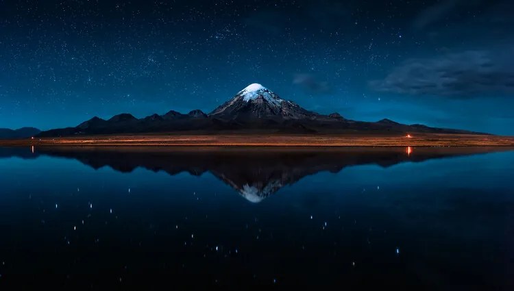 Foto El Reflejo del Sajama - Bolivia, Hernan Calderon Velasco