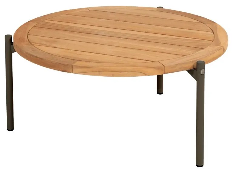 4 Seasons Outdoor Yoga salontafel terre Ø 73 cm (H 35 cm) SALE  Loungetafel    bruin weerbestendig