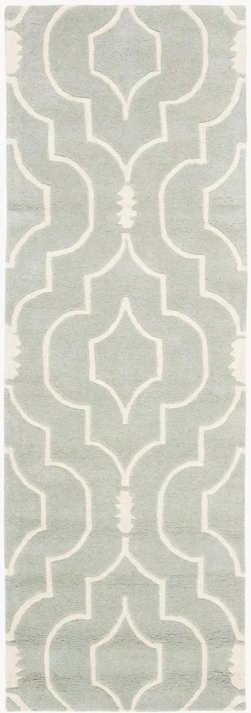 Handgetufte laagpolige wollen loper Morgan