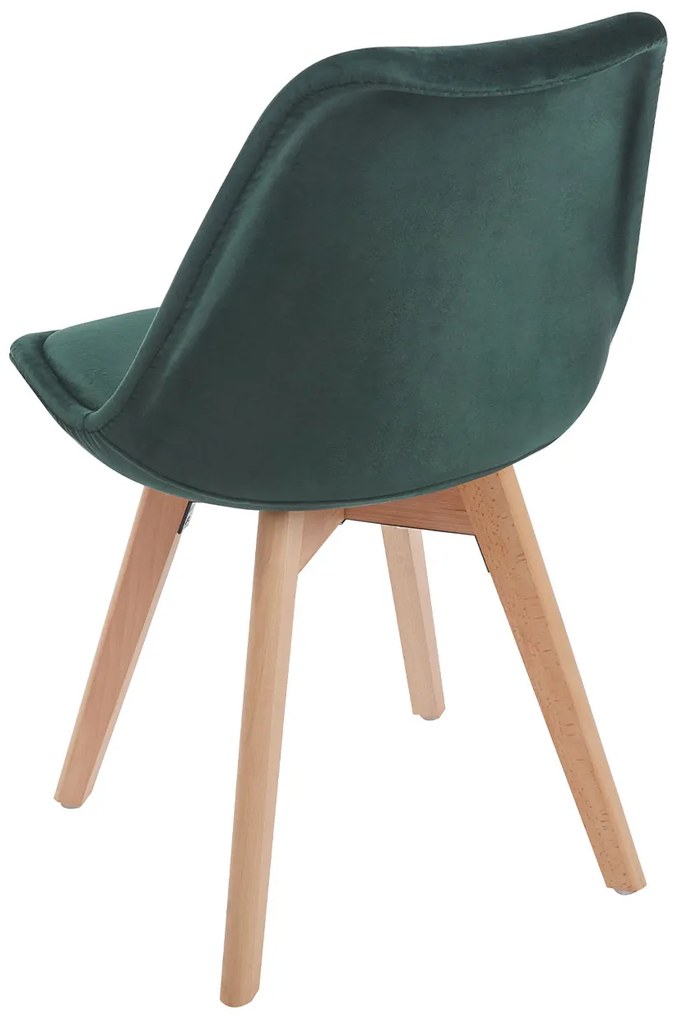 Set van 4 Synk Fluwelen Stoelen