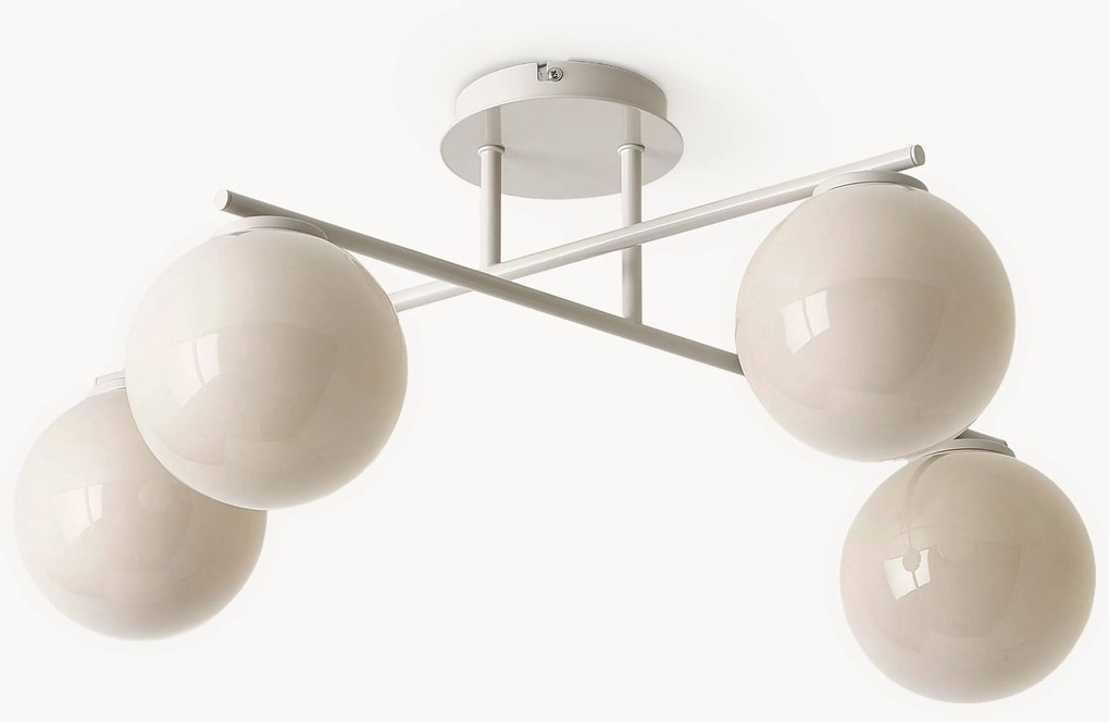 Plafondlamp Atlanta van opaalglas