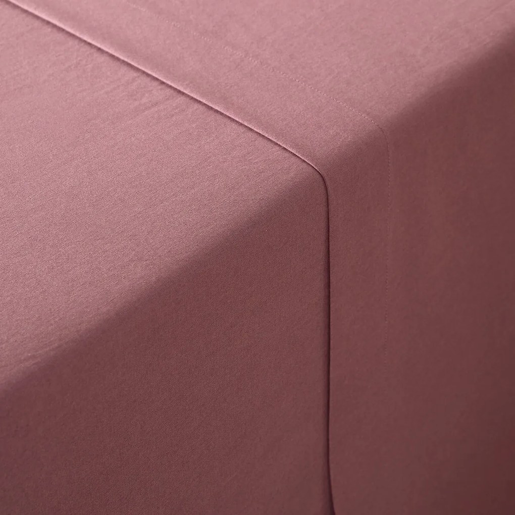 Effen plat laken in gewassen katoen, Scenario