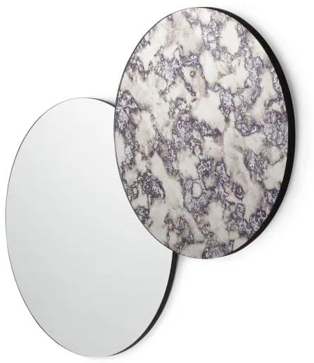 Marla spiegel met cirkels, zilver en antieke spiegel