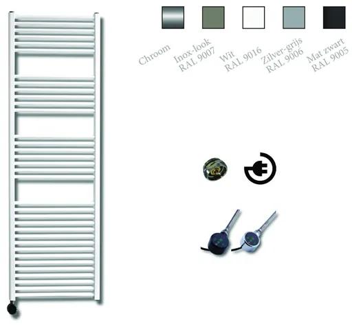 Sanicare Elektrische Design Radiator - 172 x 45 cm - 920 Watt - thermostaat zwart linksonder - wit HRLEZ 451720/W