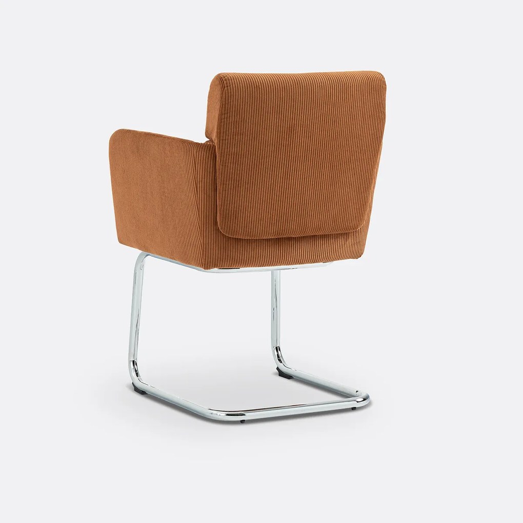 Tafel fauteuil in geribd fluweel, Canti