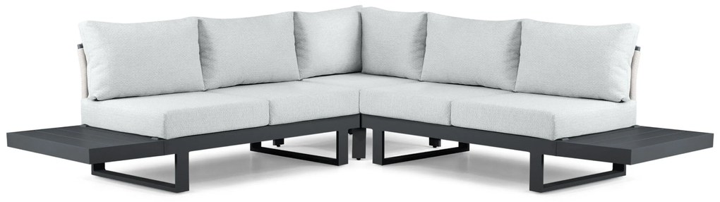Hoek loungeset 5 personen Aluminium Grijs  Lifestyle Garden Furniture Lorenzo