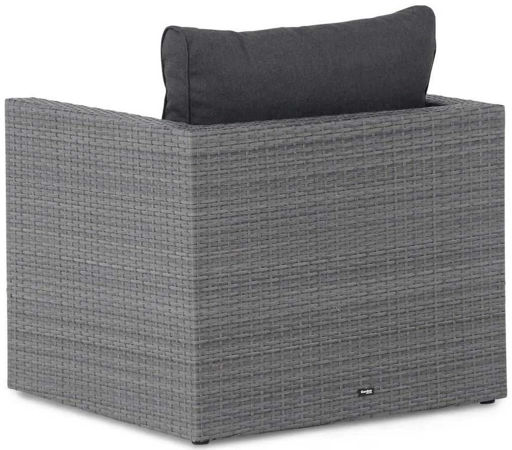 Tuinstoel Wicker Grijs-antraciet Garden Collections Rockland  antraciet