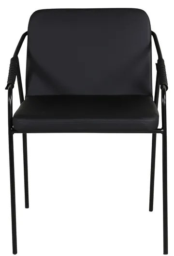 Jörn Eetkamerstoel - Mattias - Zwart - PU-Leer - Jörn