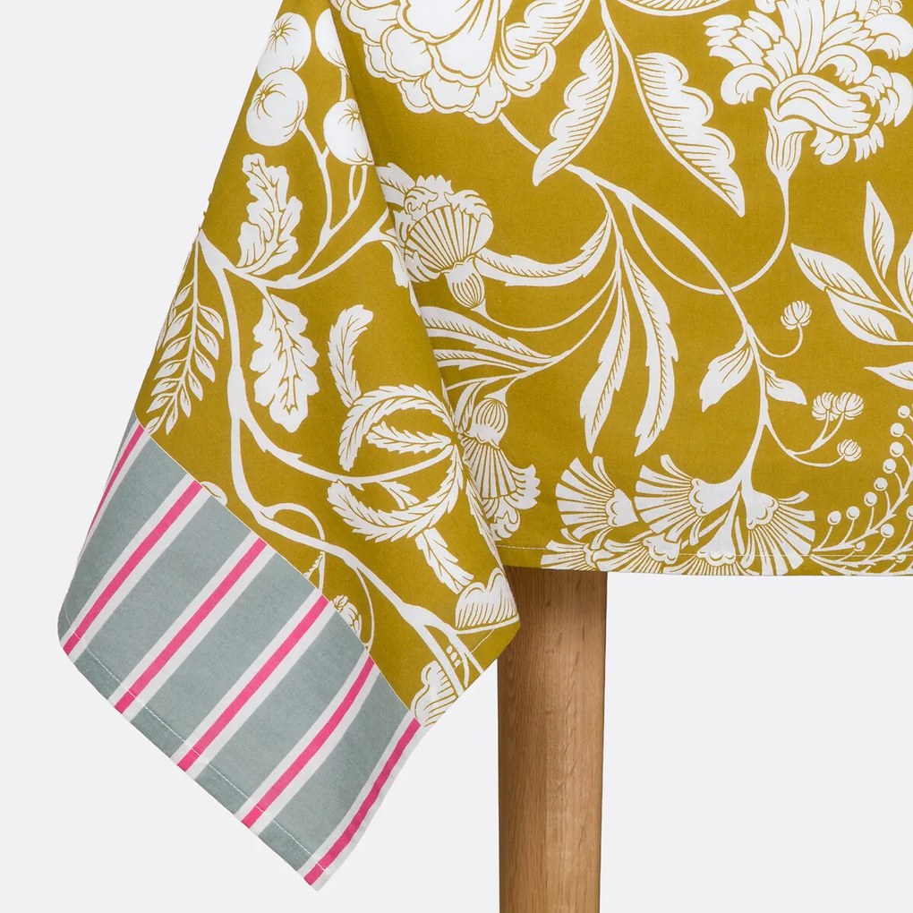 Tafelkleed gewassen katoen, bloemenprint, LINDA