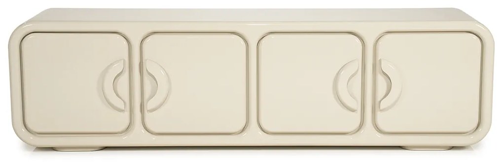 Retro TV-meubel Beige - 176x39x50cm.