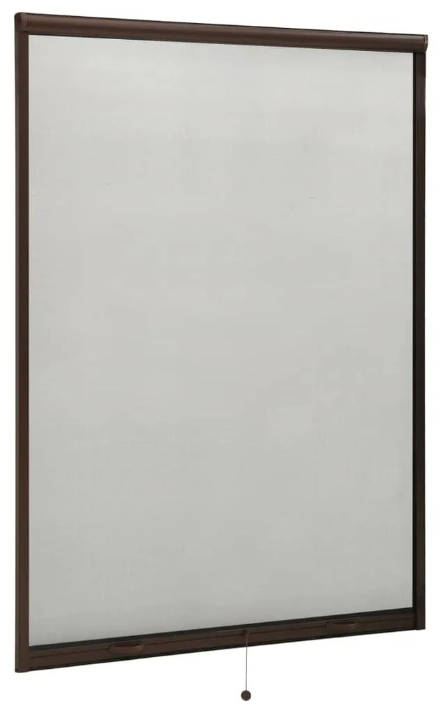 vidaXL Raamhor oprolbaar 120x170 cm bruin