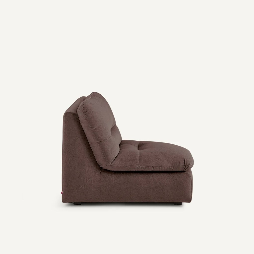 Modulaire hoek in linnen fluweel, GIULIANO