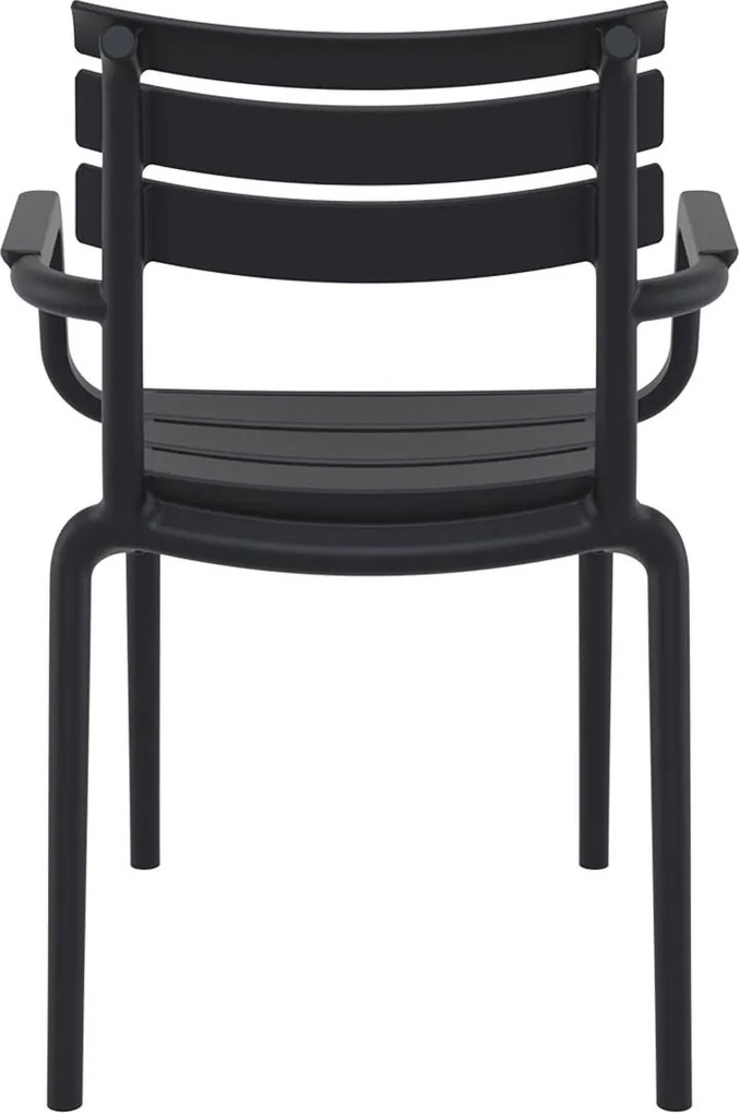 Garden Impressions Paris tuinstoel zwart - 4 stuks