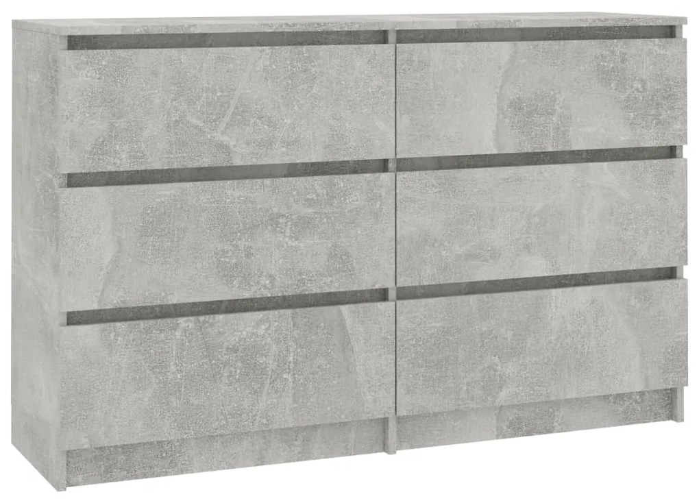 Medina Dressoir 120x35x76 cm spaanplaat betongrijs