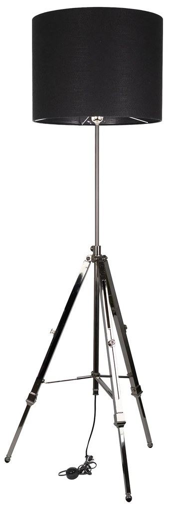 Vloerlamp Vienna Antiek Nikkel