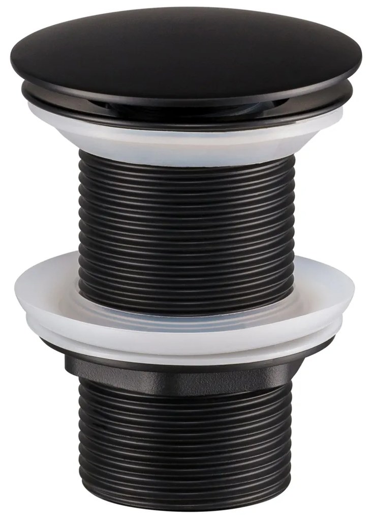 Comad afvoerplug met clicksysteem zwart mat