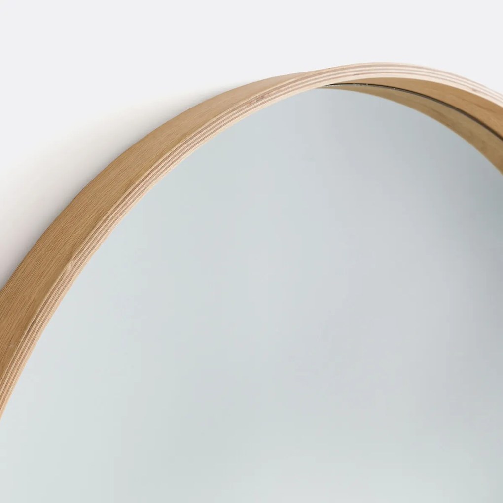 Ronde spiegel in fineereik Ø80 cm, Alaria