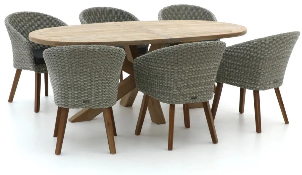 Diningset Intenso  | 6 personen | Tuinset teakhout | 7-delig | Kees Smit Tuinmeubelen