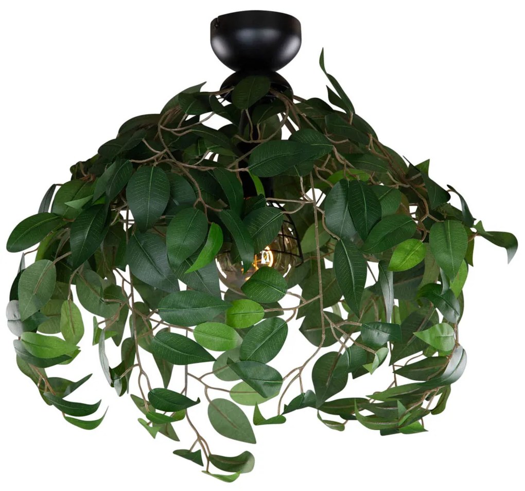 Bohemian plafondlamp groen - Leavy E27 Bohemian bol / globe / rond Binnenverlichting Lamp