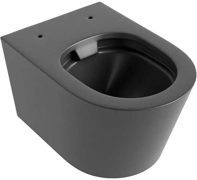 Mondiaz Lavie toiletpot randloos en diepspoel dark grey