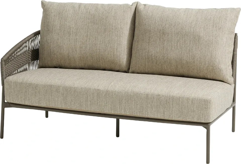 Taste by 4 Seasons Campo hoek-loungebank Terre Loungestoel bruin weerbestendig