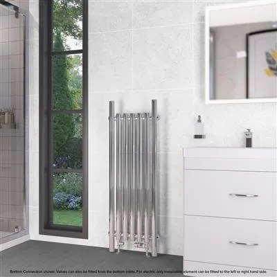 Eastbrook Lambourne horizontale radiator 40x120cm 426W chroom