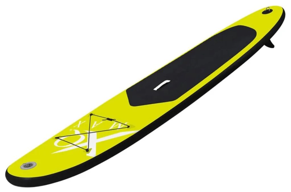 XQ Max Stand Up Paddleboard opblaasbaar 285 cm lime en zwart