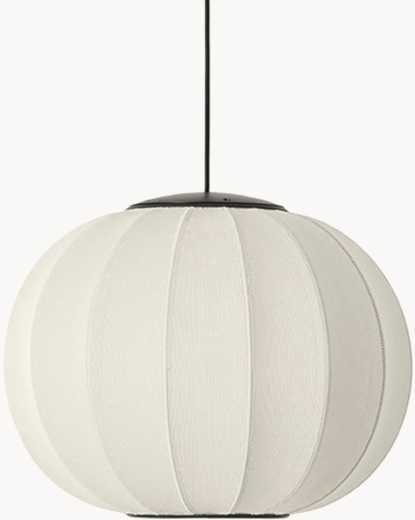 Handgemaakte LED hanglamp Knit-Wit