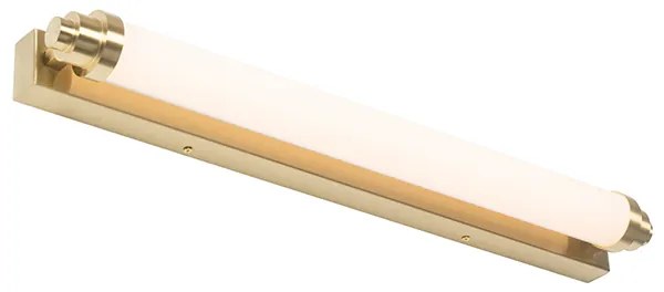 Wandlamp wit met goud incl. LED 3-staps dimbaar IP44 - Yordi