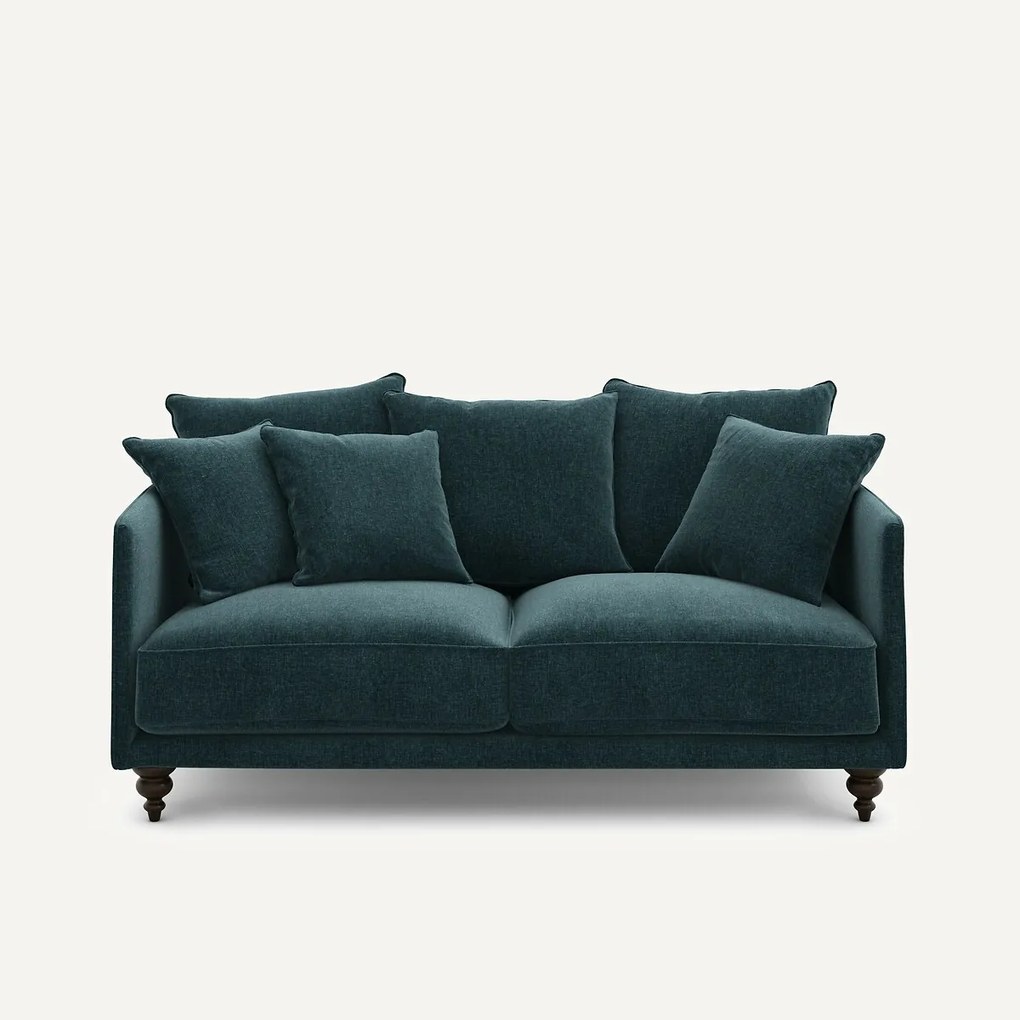 Compacte fluwelen chenille bank, Lazare