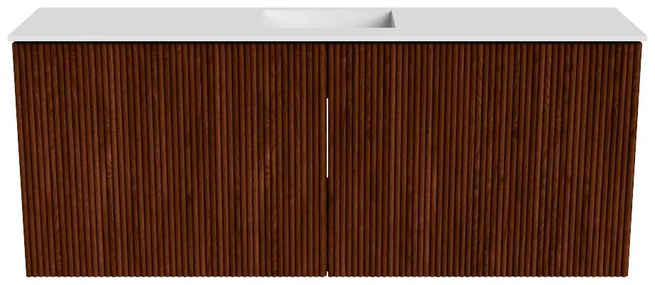 Mondiaz Joya 100cm toiletmeubel ruby met wastafel faye midden 1 kraangat talc