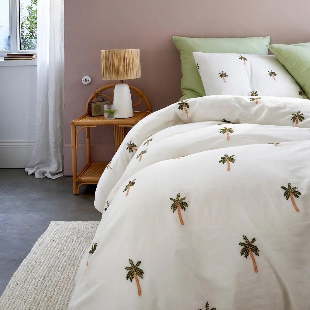 Tafellamp in terracotta en raffia, Neven