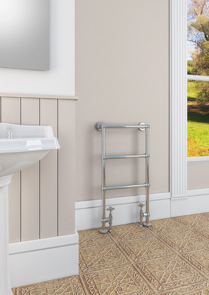 Eastbrook Windrush klassieke radiator 155x50cm Chroom 232 watt