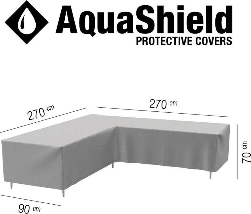 AquaShield loungesethoes L-vorm - 270x270x90x70 cm - Leen Bakker