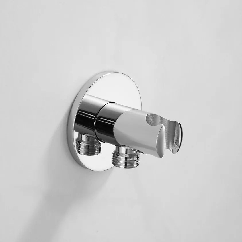Saniclear Plus Stripes inbouw badkraan met vrijstaande uitloop chroom
