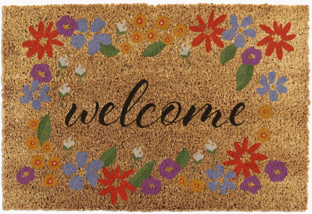 Deurmat Welcome van kokosnoot