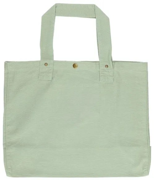 Shopper, bio-katoen, groen, 46 x 34 x 18 cm
