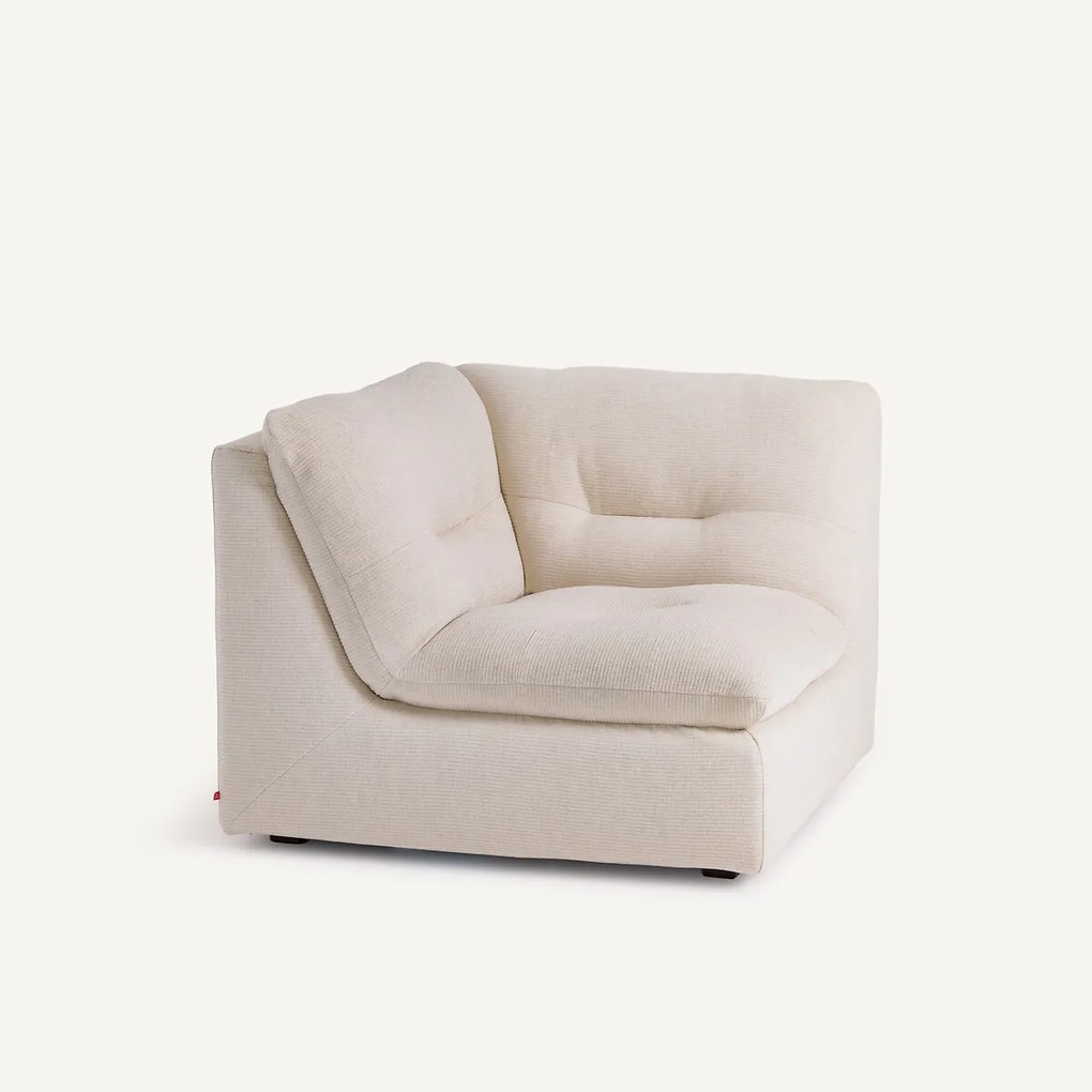 Modulaire 90° hoek in gerecycled katoen, GIULIANO